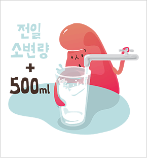 증상에 따라 수분을 제한