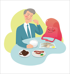 단백질을 적당량(매끼 반찬정도로) 섭취